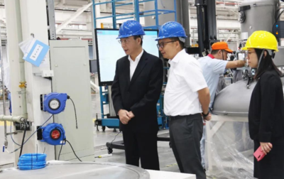 聚勢同創(chuàng)——中環(huán)股份沈浩平董事長考察晶盛機(jī)電，共謀機(jī)電設(shè)備發(fā)展新篇章